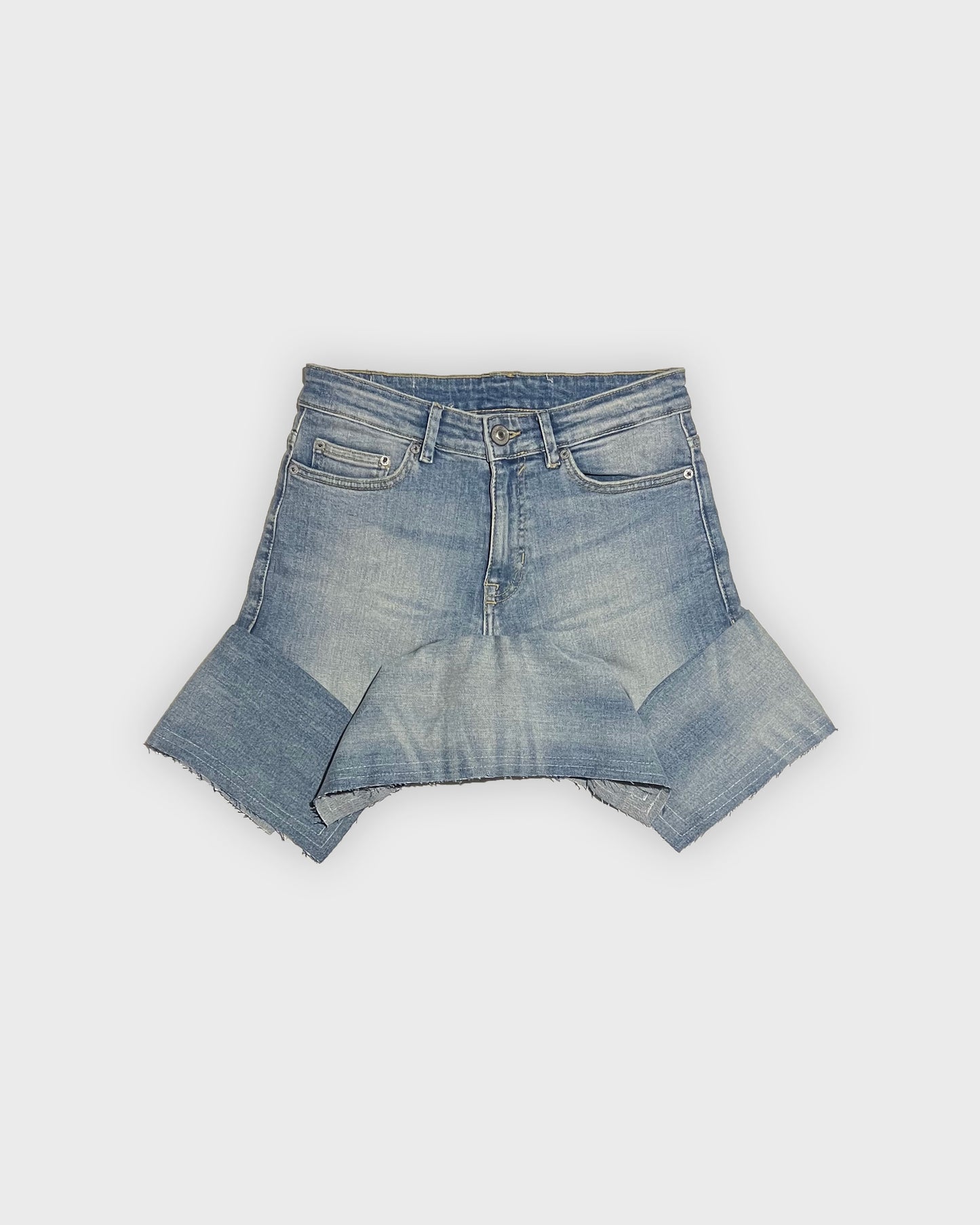 FLARED DENIM SKIRT