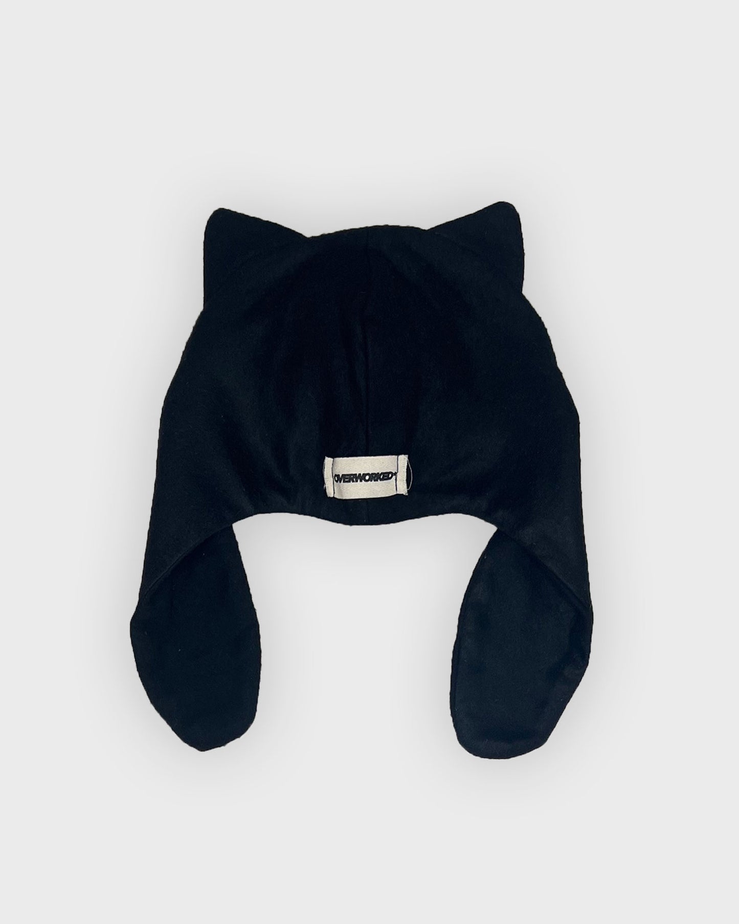 CAT BEANIE (BLACK)