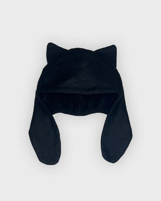 CAT BEANIE (BLACK)