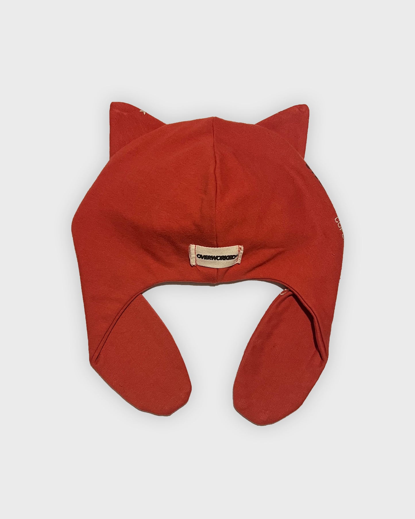 CAT BEANIE (BRICK)