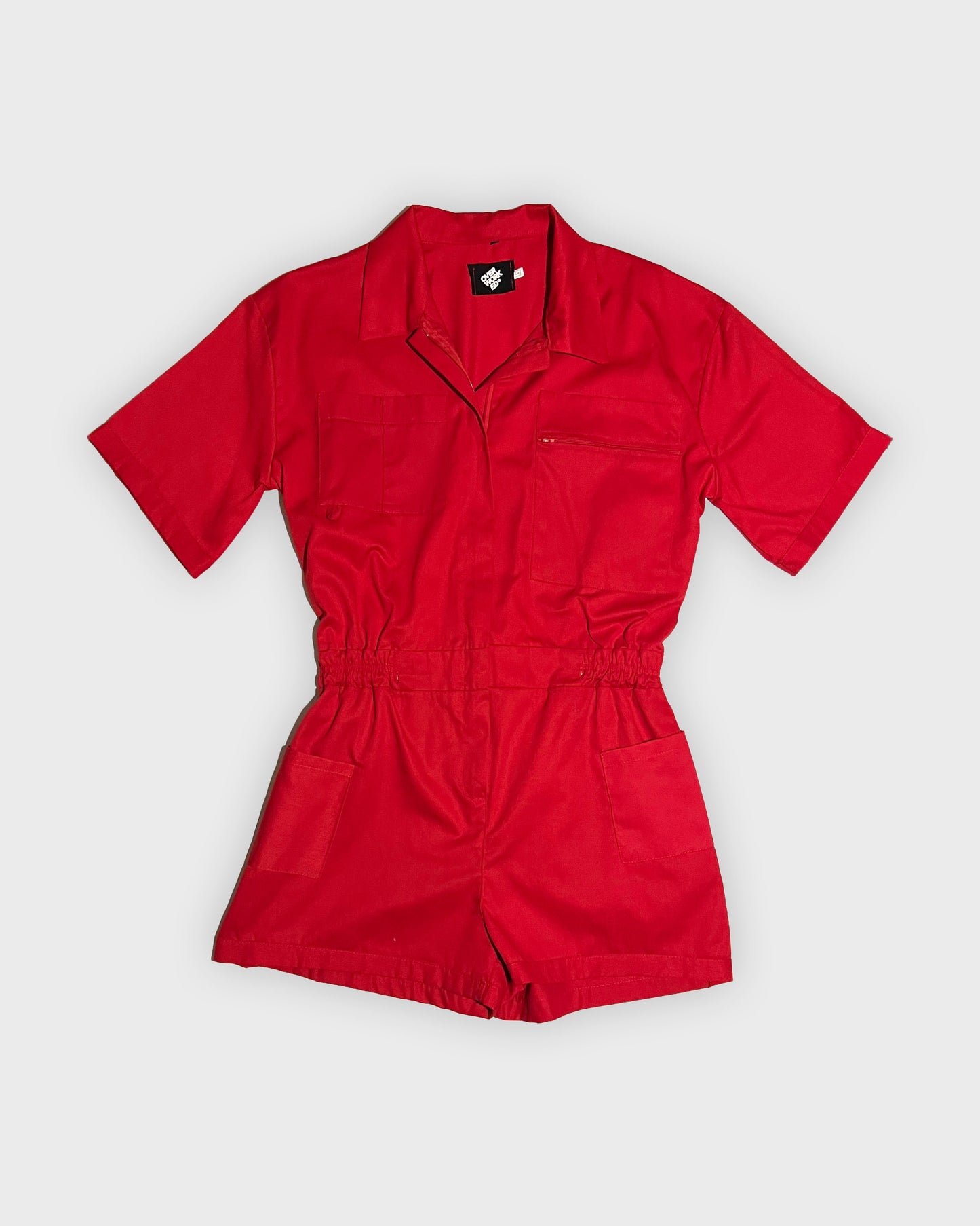 SHORT OVERALLS (RED)